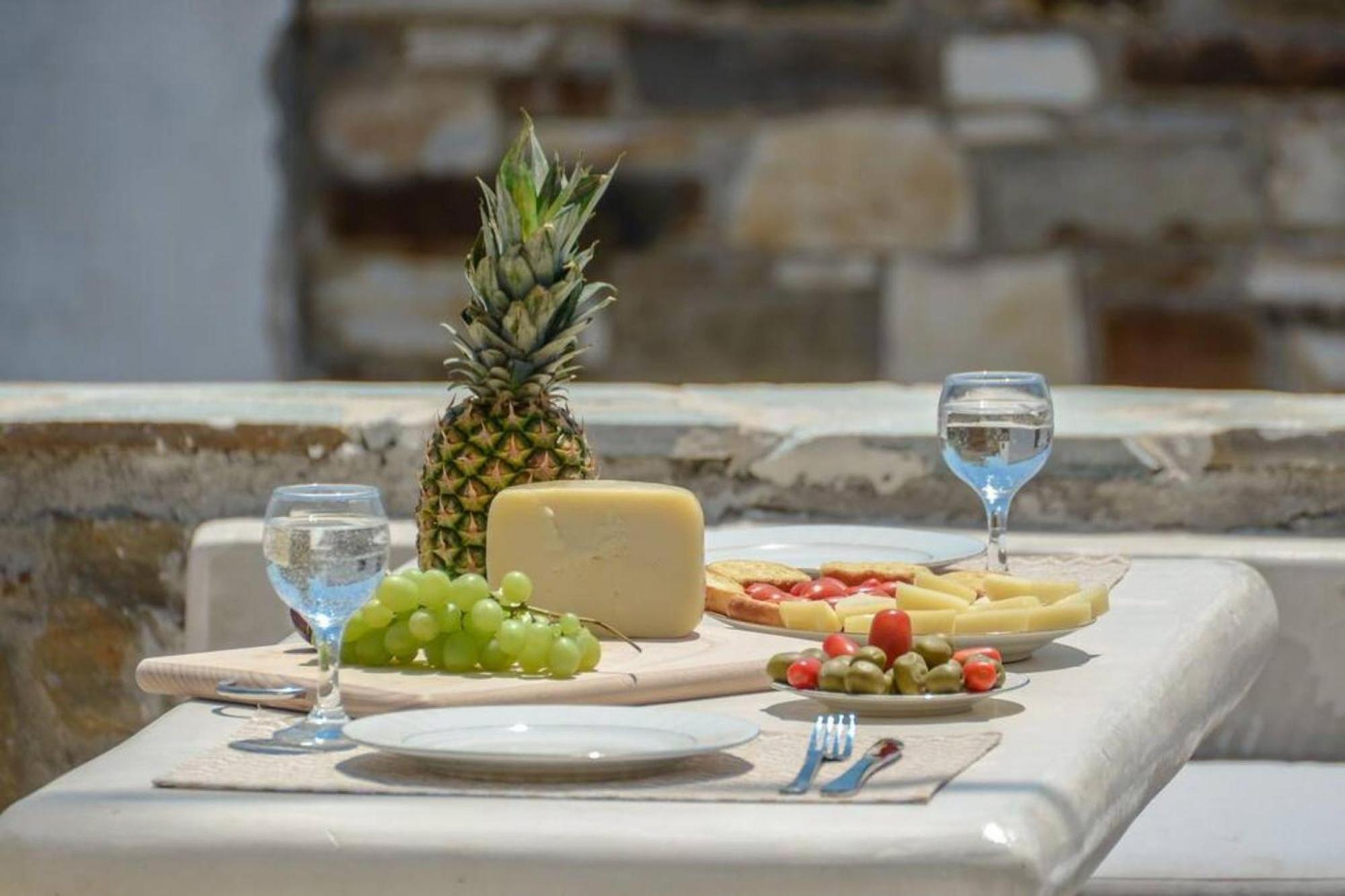Villa Anthemion Naxos With Outdoor Jacuzzi Ano Sangrion Екстериор снимка