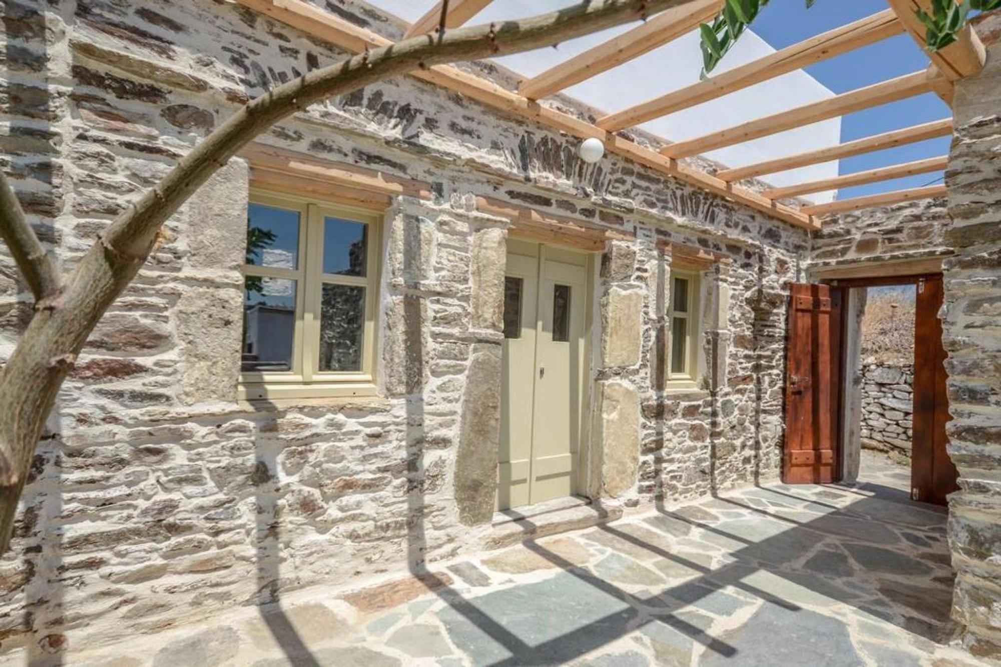 Villa Anthemion Naxos With Outdoor Jacuzzi Ano Sangrion Екстериор снимка