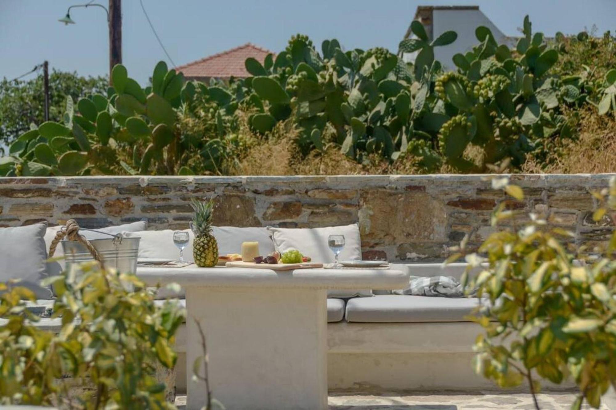 Villa Anthemion Naxos With Outdoor Jacuzzi Ano Sangrion Екстериор снимка